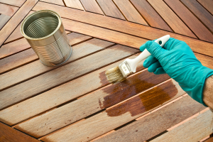 Deck stained, painted for fresh look. Exterior Carpentry / Home Repair